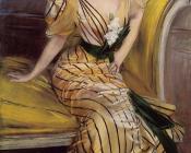 乔瓦尼 波尔蒂尼 : Portrait of Madame Josephina Alvear de Errazuriz